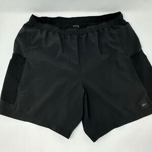 REI Shorts Womens Medium Black Hiking Outdoors Shorts Cargo Short